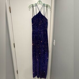 Next Blue Sequin Dress